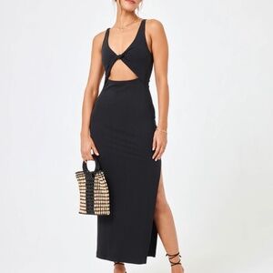 LSPACE Black Nico Dress